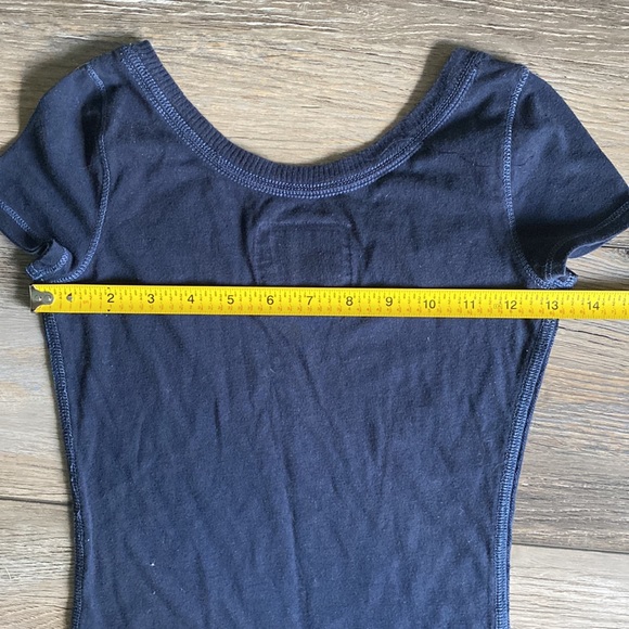 Abercrombie Kids Navy Blue Short Sleeve Top - Picture 5 of 7